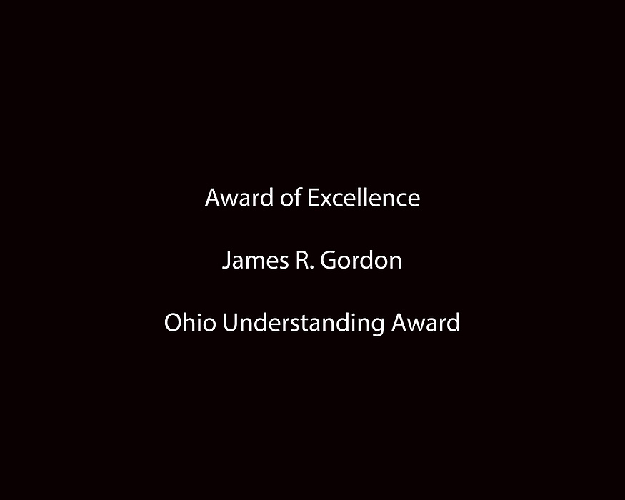 Award of Excellence, James R. Gordon Ohio Undertanding Award, "Mental Illness" - Coty Giannelli / Kent State University