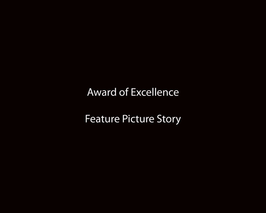 Award of Excellence, Feature Picture Story - Eslah Attar / Kent State University