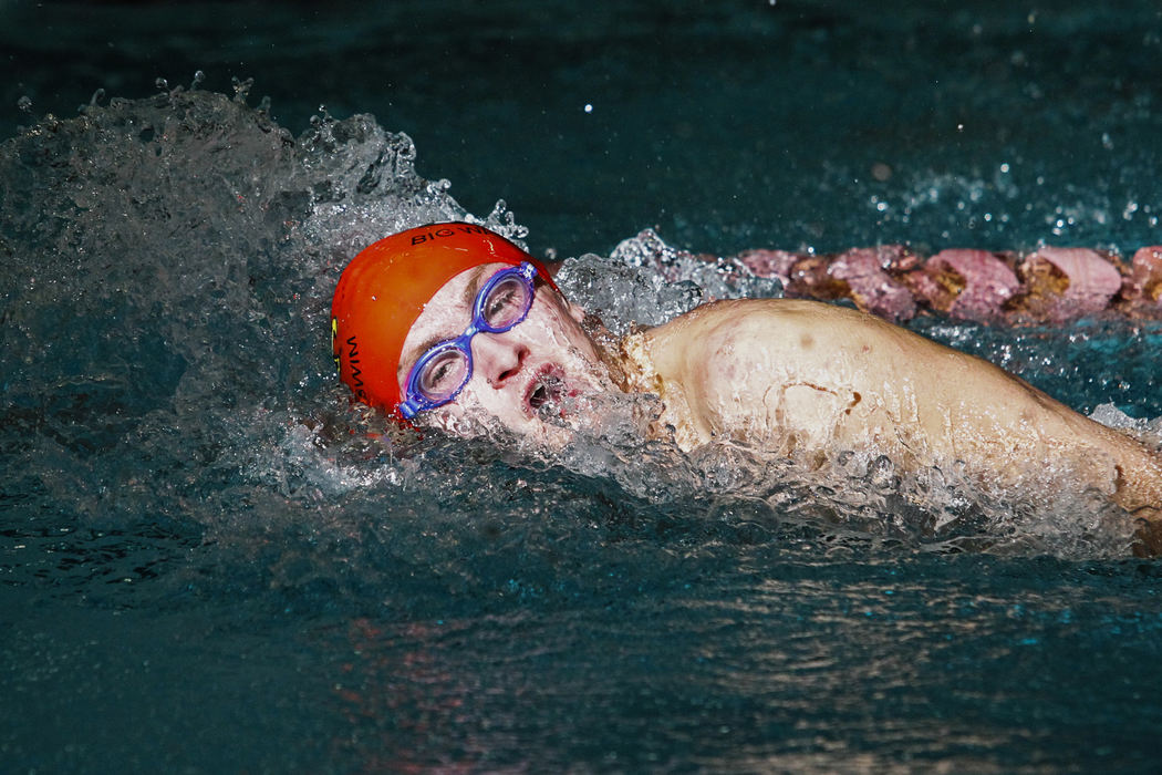 Second Place, Ron Kuntz Sports Photographer of the Year - Joshua A. Bickel / ThisWeek Community NewsBig Walnut's Bret Stacy competes in the boys' 200-yard freestyle during the OCC-Capital Division swimming championships on Saturday, Jan. 30, 2016 at New Albany High School in New Albany, Ohio.