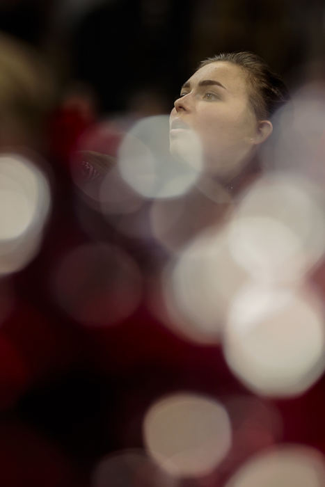 Second Place, Ron Kuntz Sports Photographer of the Year - Joshua A. Bickel / ThisWeek Community NewsWesterville South senior Monica Pedrozo, 18, watches during the second half of the OHSAA Division I boys basketball state championship between the Westerville South Wildcats and the Lima Senior Spartans on Saturday, Mar. 19, 2016 at Value City Arena in Columbus, Ohio.