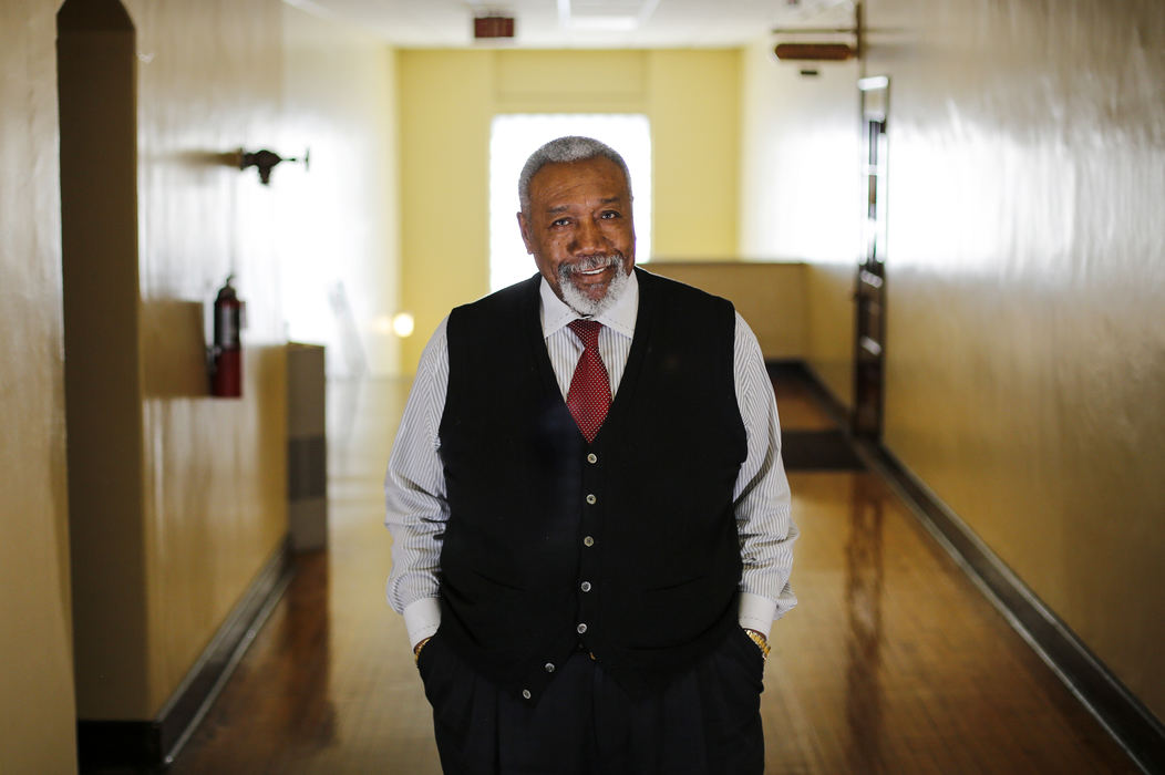 Portrait - 2nd place - After 45 years with Toledo Public Schools, including 22 as the City League athletic commissioner, Ed Scrutchins will be leaving his post.  (Andy Morrison / The (Toledo) Blade)