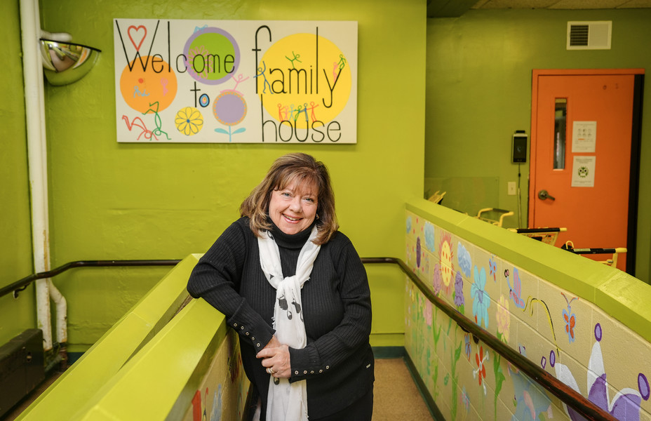 December - Portrait - 2nd place - Mary Beth Alberti, Executive director of Family House, in Toledo. (Jeremy Wadsworth / The Blade)