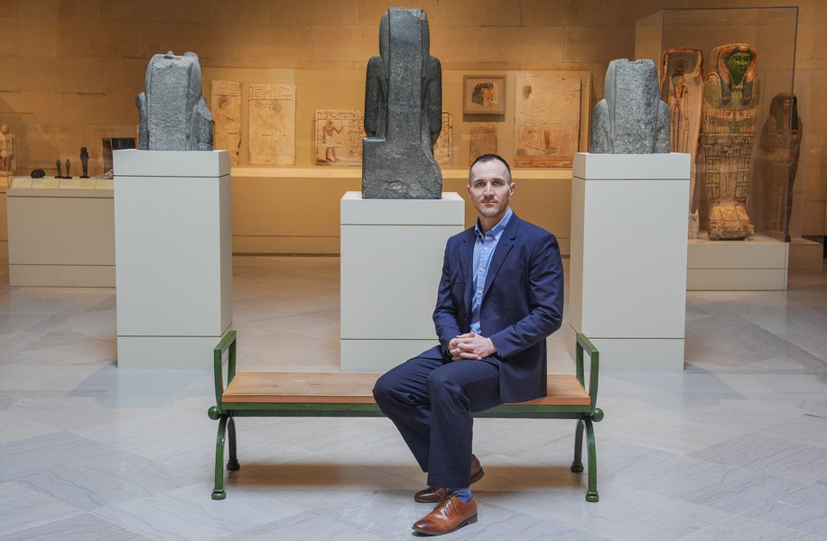 December - Portrait - 3rd place - Roko Rumora is the new curator for ancient objects at the Toledo Museum of Art. (Jeremy Wadsworth / The Blade)