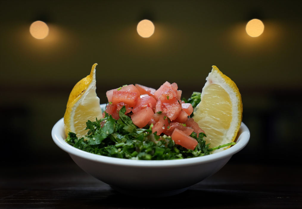 Illustration - 1st place - Tabouleh at Zaki Mediterranean Grill in Columbus. (Kyle Robertson / The Columbus Dispatch) 