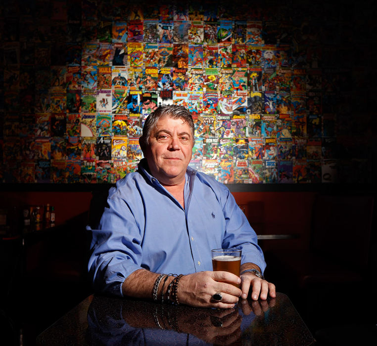 Portrait - 1st place - George Stefanidis owner of Red Brick Tap and Grill on East Gates Street in Merion Village.   (Kyle Robertson / The Columbus Dispatch)