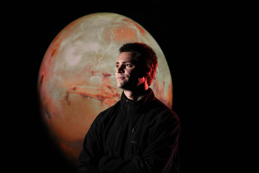 Portrait - 2nd place - Sean Eaton is a semi-finalist for the Mars One Project to send humans to the planet Mars.  (Chris Russell / The Columbus Dispatch )