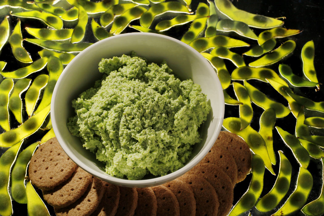 Illustration - 2nd placeEdamame spread with backlit edamame pods. (Chris Russell / The Columbus Dispatch)