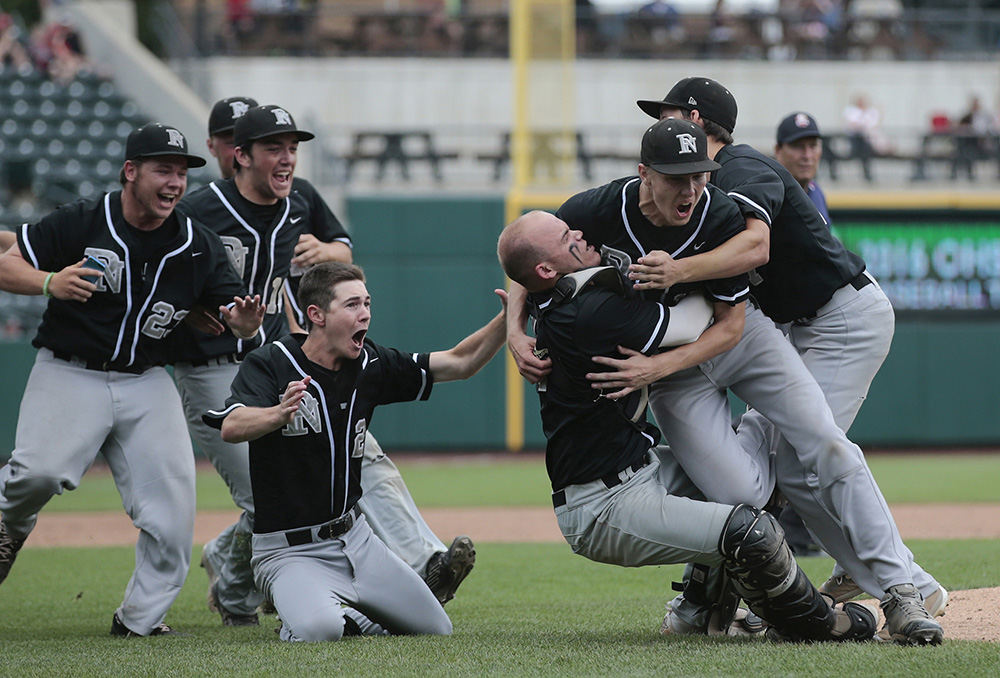 SSports Feature - 3rd place - Pickerington north celebrates the 2-1 win against La Salle in the OHSAA Division I state championship game at Huntington Park in Columbus. (Kareem Elgazzar / Cincinnati Enquirer)