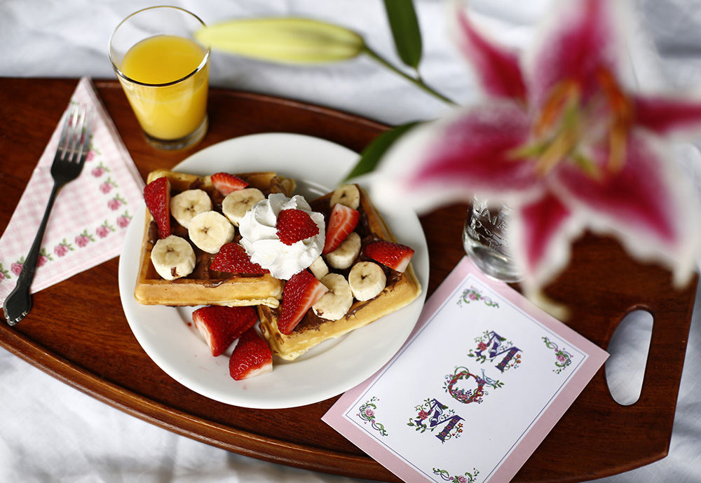 Illustration - 2nd place - Breakfast in bed for mom? We've got your recipes.  (Fred Squillante / The Columbus Dispatch)