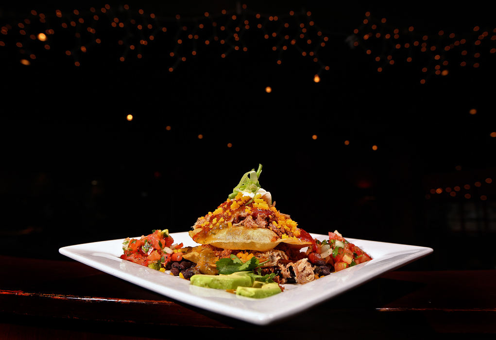 aIllustration - 2nd place - Enchilada Stack at Columbus Brewing Company. (Kyle Robertson / The Columbus Dispatch)