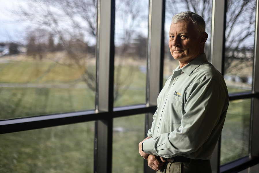 Portrait - 2nd place - Rod Harris, Vice President of Strategy and Business Development for the Trade and Processing Group, at The Andersons in Maumee.   (Jeremy Wadsworth / The Blade)