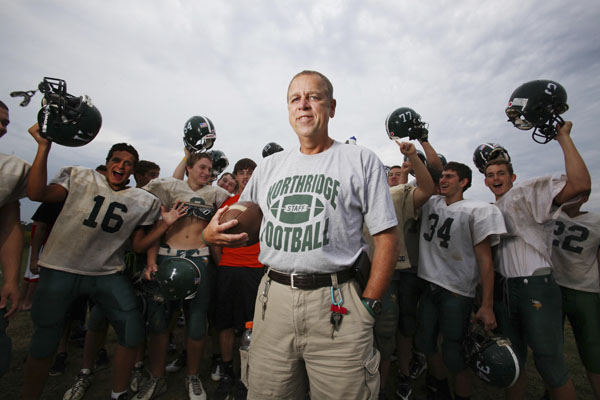 Portrait - 3rd place - Northridge football coach Tom Roberts has his team off to a 3-0 start this season. ( (Eric Albrecht / The Columbus Dispatch)