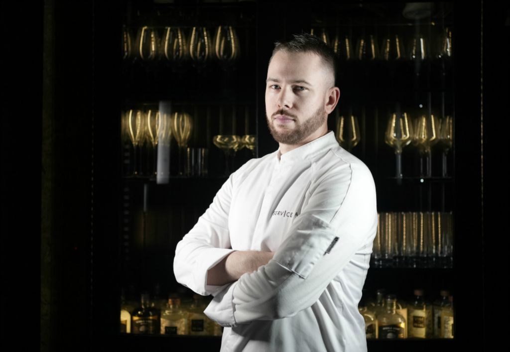 Portrait - 1st place - Middle West Spirits is reopening Service Bar, closed since summer 2021 because of COVID, with new chef Chris Connolly, who has worked at several notable restaurants in the United States.  (Barbara J. Perenic / The Columbus Dispatch)