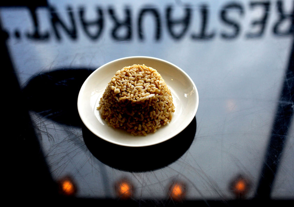 Illustration - 3rd place - This is brown rice available at Map of Thailand, in Cleveland. (Lisa DeJong / The Plain Dealer)