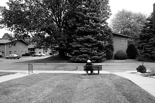 First place, Larry Fullerton Photojournalism Scholarship - Hannah Potes / Kent State UniversityMaske was one of the last seniors to leave Silver Oaks Place.