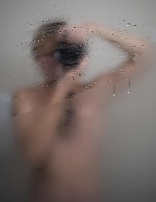 First Place - Larry Fullerton Photojournalism Scholarship , Tanner Pearson / Ohio UniversityTanner takes a self-portrait in his bathroom mirror on Sept. 1st, 2020 after a shower. Taking time to himself to reflect and relax is a crucial part of keeping a healthy mind and body.