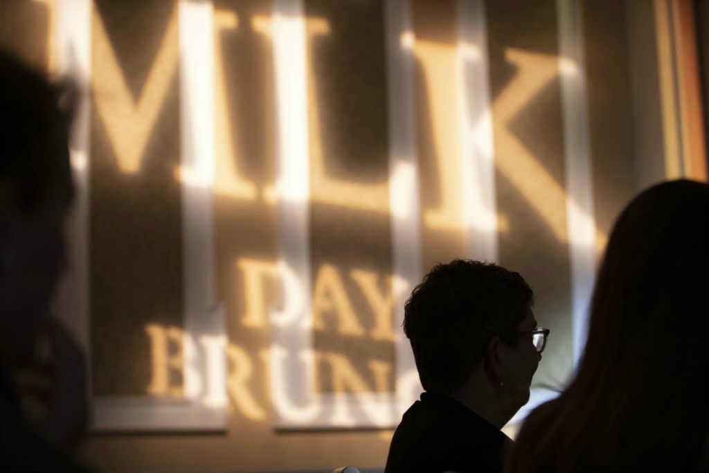 Second Place - Larry Fullerton Photojournalism Scholarship , Grace Wilson / Ohio UniversityPatricia McSteen listens to the keynote speaker at the MLK day brunch ceremony in Athens, on January 20, 2020.