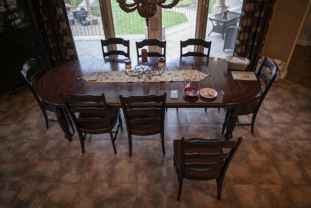 Second Place - Larry Fullerton Photojournalism Scholarship , Grace Wilson / Ohio UniversityThe table is set for breakfast in our kitchen on Aug. 27, 2020. My parents are both in Florida and my siblings are in school, so I get the house to myself during the day. 