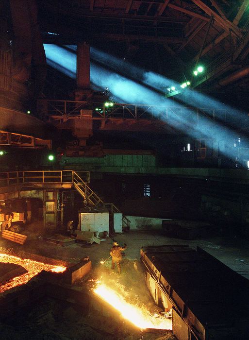 First Place, Ohio Understanding Award - Mike Levy / The Plain DealerBlast Furnace worker, Severstal.