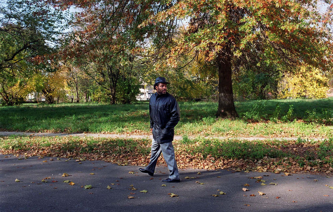 Award of Excellence, News Picture Story - Eustacio Humphrey / The Plain DealerAfter his release, Michael Green walked for hours in his old Hough neighborhood on Cleveland's East side. "Everything looks so different," he said. "Everything has changed."