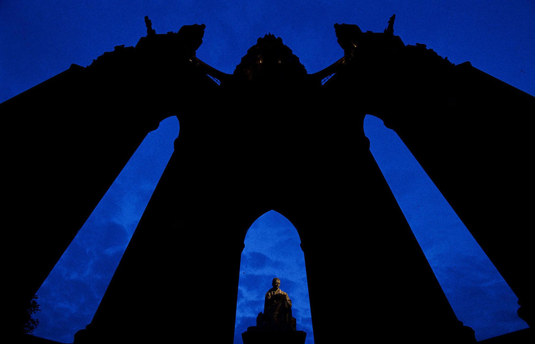 Third Place, Student Photographer of the Year - Robert Caplin / Ohio UniversityThe Sir Walter Scott Monument in Edinburgh, Scotland at twilight.