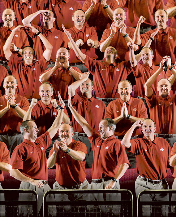 Second Place, Issue Illustration - Barth Falkenberg / The Columbus DispatchThe many faces of Thad Matta -- Ohio State's new men's basketball coach is on a mission to bring excitement back to the stands. 