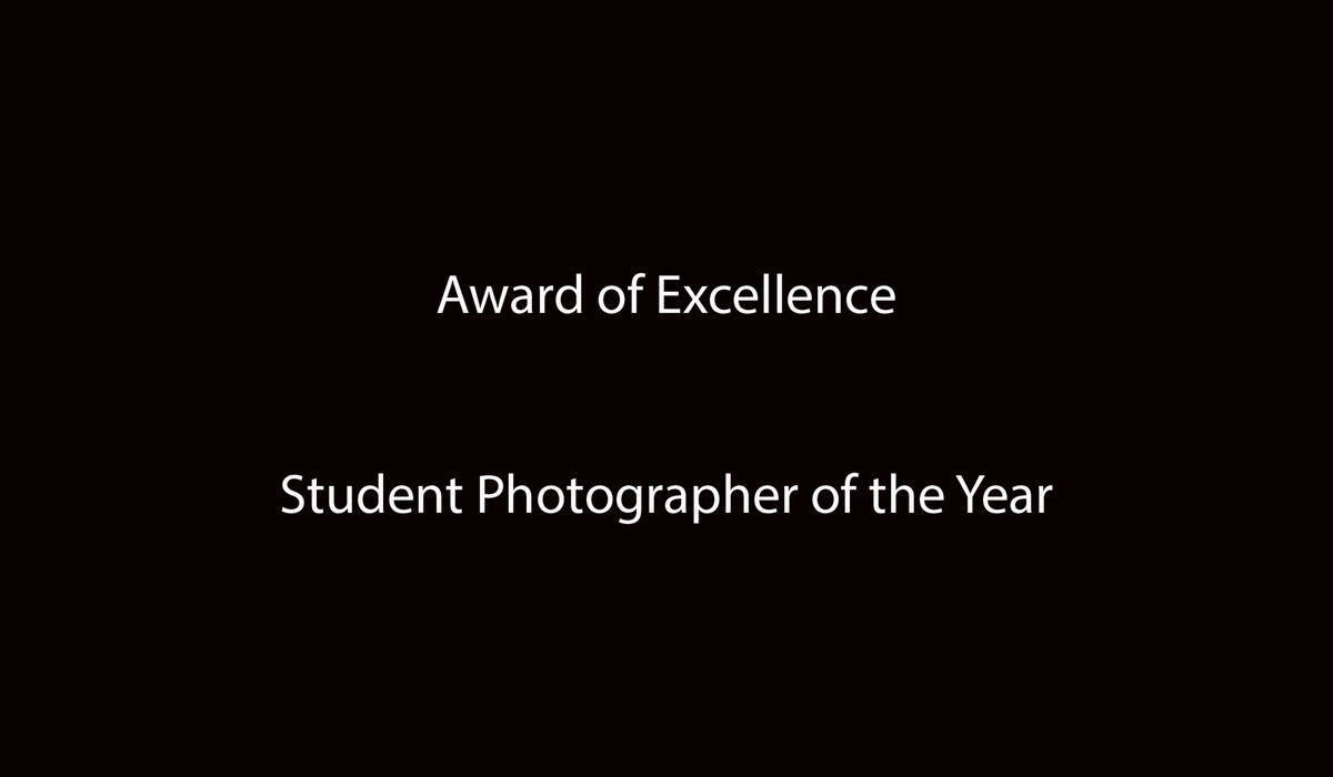 Award of Excellence, Student Photographer of the Year Award - Sung H. Jun  / Ohio University