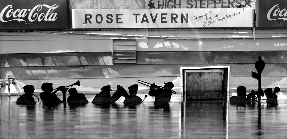 First place, Team Picture Story - Scott Shaw / The Plain DealerFloodwaters rise on a sculpture of jazz musicians outside a tavern in New Orleans.  