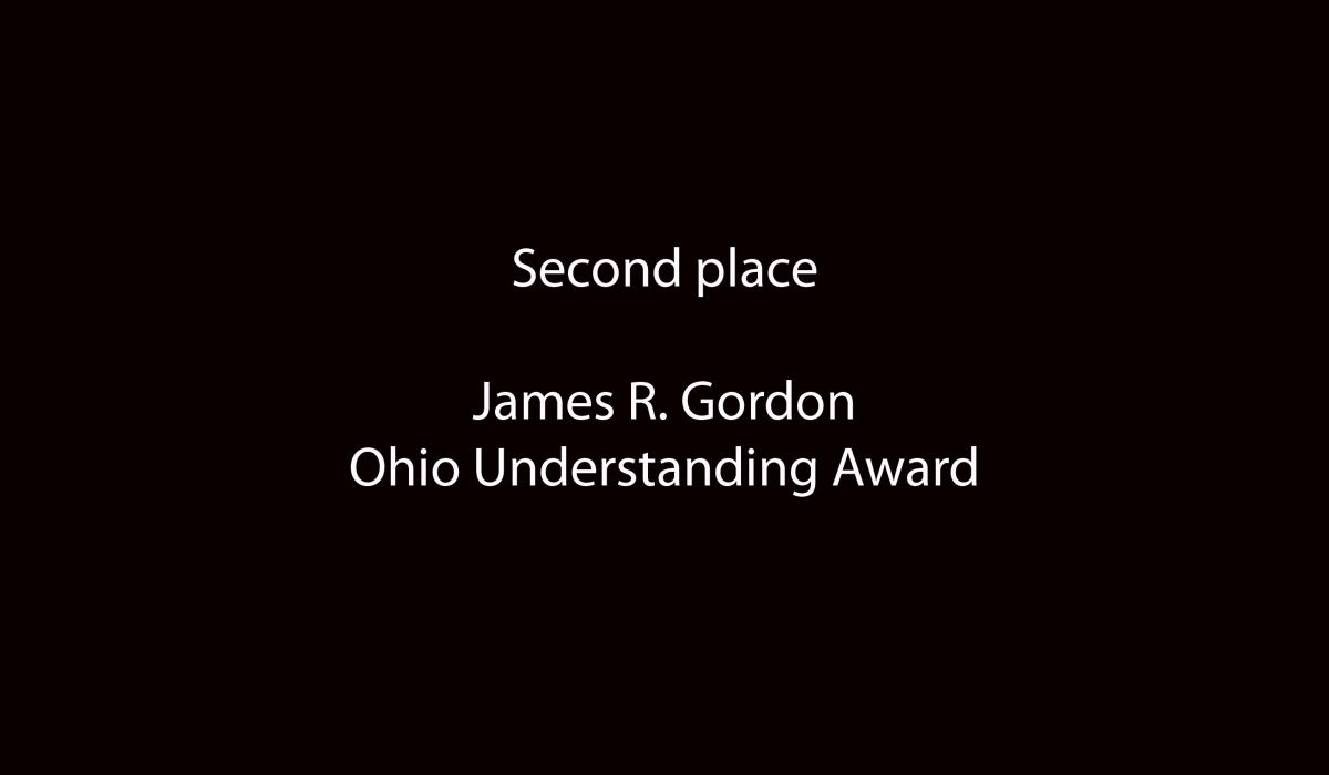 Second Place, James R. Gordon Ohio Understanding Award - Chris Russell / The Columbus Dispatch