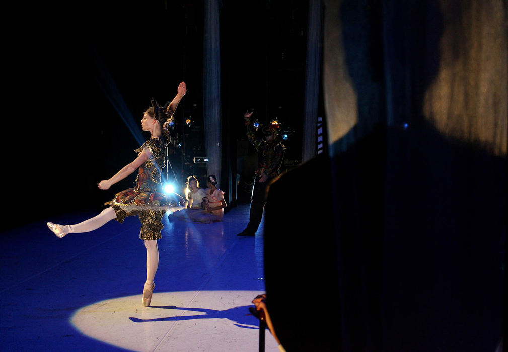 Second Place, Photographer of the Year - Lisa DeJong / The Plain DealerJuliana Freude, 22, performs as the Columbine Doll in the party scene during dress rehearsal for the Nutcracker.