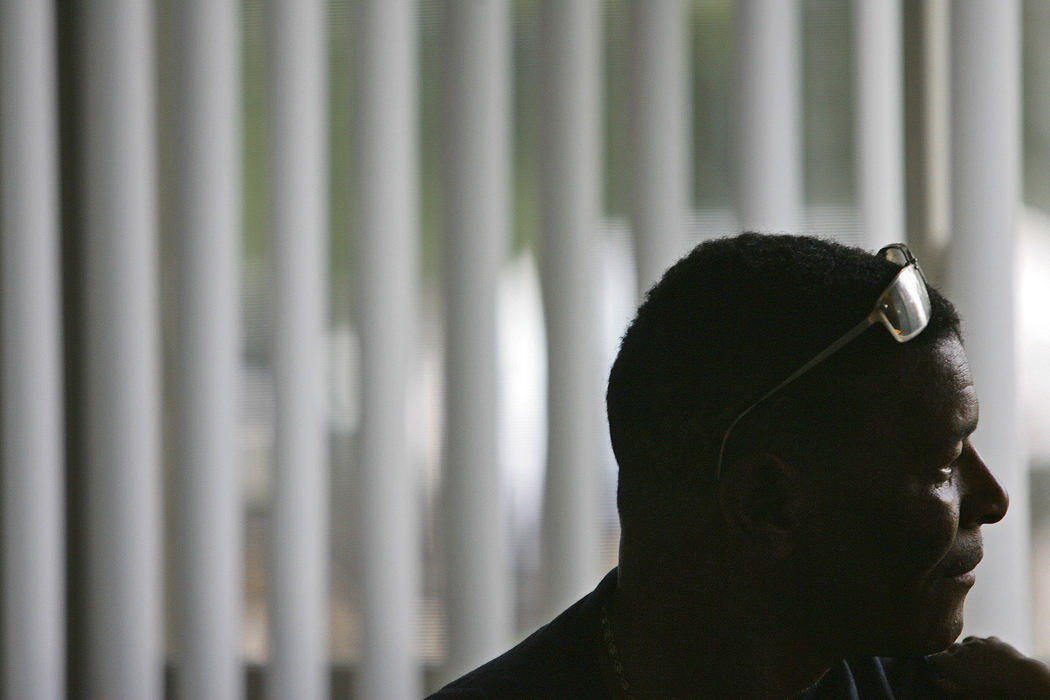 Third Place, News Picture Story - Shari Lewis / The Columbus DispatchRobert McClendon looks out the window after being out of prison for three days. He realizes starting over isn't going to be easy, but knows that with his family's support he will make it.