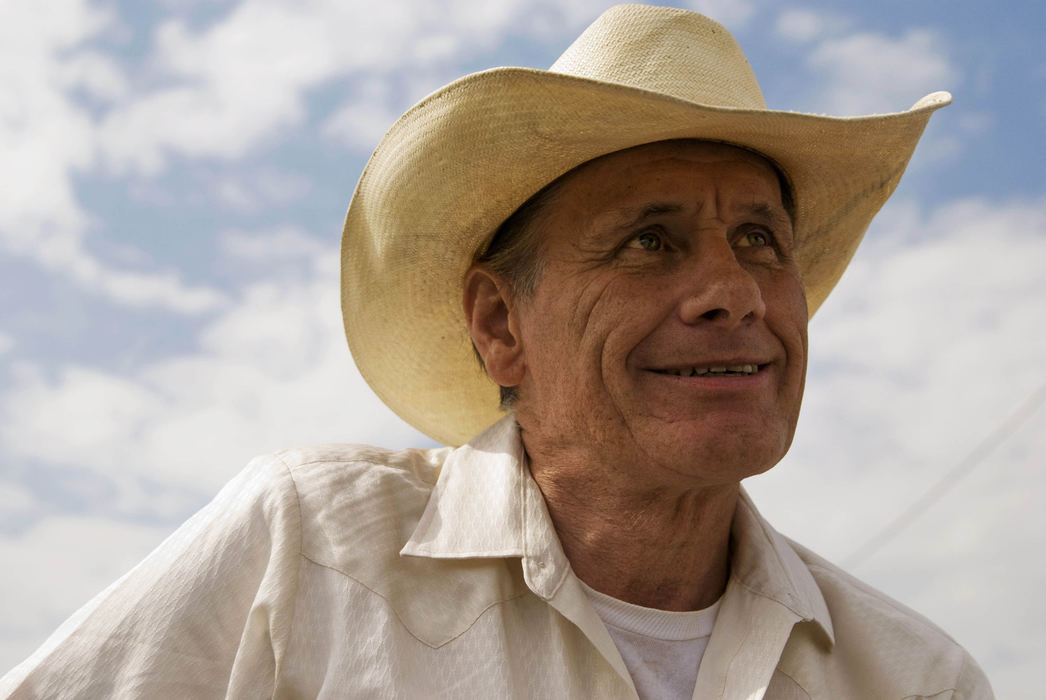 Third Place, Photographer of the Year Small Market - Tessa Bargainnier / Kent State UniversityDC, a former professional bull rider, watches a tractor pull during the 20th annual Buckeye Farm Antiques, Inc. show at the Auglaize County Fairgrounds in Wapakoneta. 