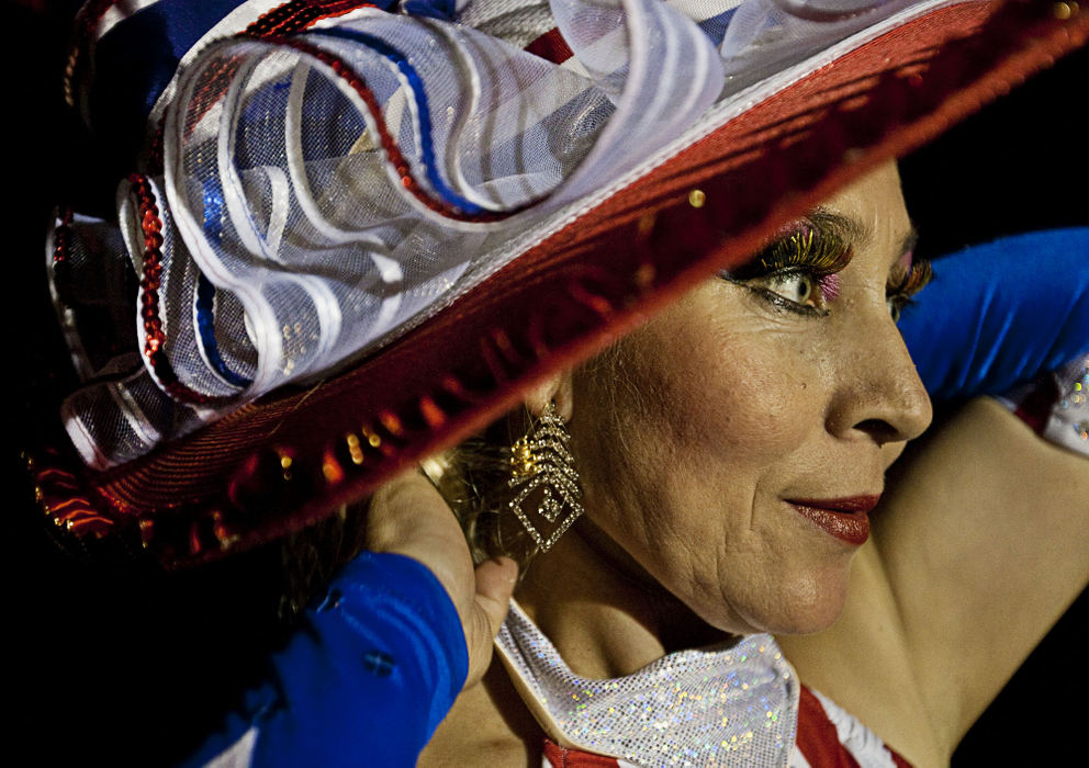 First Place, Student Photographer of the Year - Diego James Robles / Ohio UniversityA dancer and performer her whole life, Lili Acero of Bogota, Columbia, fixes her hat moments before entering the ring, on March 24. Acero’s son, Alex the Clown, is the star of the Carson & Barnes Circus while her husband Alexandro is one of the show’s electricians. 