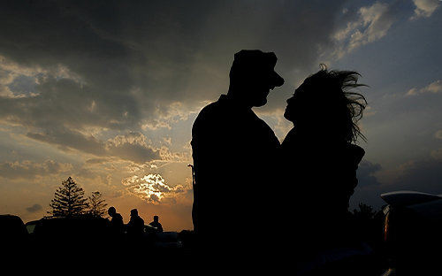 Third Place, Photographer of the Year/Large Market - Eric Albrecht / The Columbus DispatchCorporal Justin Sexton  says goodbye to his wife Danielle before leaving for duty.