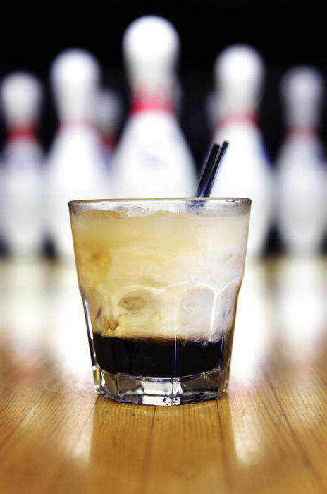 Award of Excellence, Product Illustration - Peggy Turbett / The Plain DealerA White Russian, made with vodka, Kahlua, and cream, is a classic bowling drink, per the movie "The Big Lebowksi,"  at Mahall's 20 Lanes.