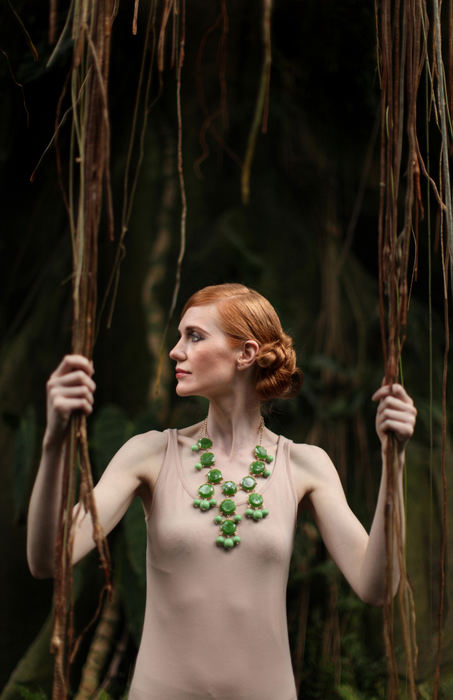 Second Place, Photographer of the Year - Large Market - Lisa DeJong / The Plain DealerSpring Fashion 2013 inside the Cleveland Botanical Garden. This season's showcase accessory, the statement necklace ($26), from Nola True. 