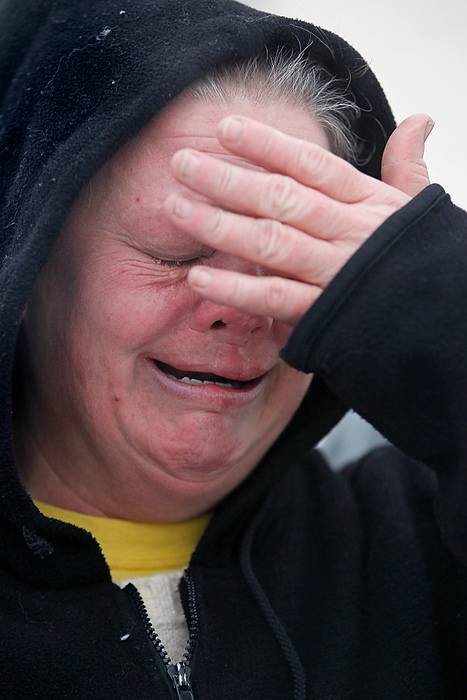 Award of Excellence, News Picture Story - Jetta Fraser / The (Toledo) BladeTracy Bishop, a  resident on the first floor of the six unit two-story apartment building. "I'm the one that told everyone to get out," says Bishop, who lost everything in the fire. 