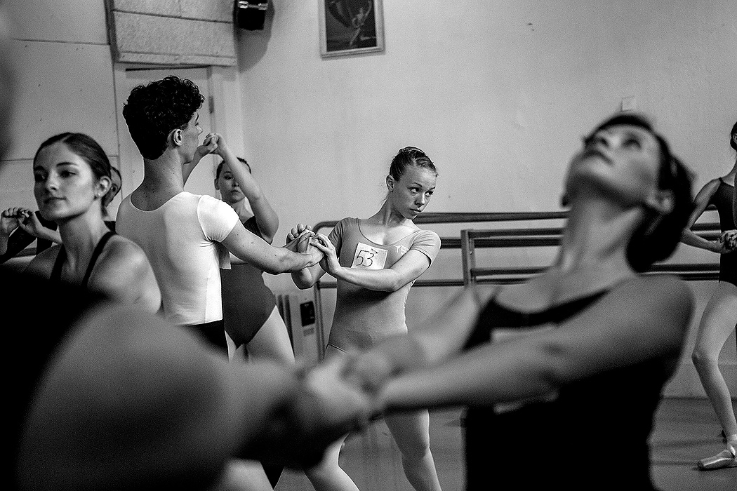 First Place, Photographer of the Year - Small Market - Jessica Phelps / Newark AdvocateMadison Weisend practices partnering with Max Berry before auditions for the bigger roles for the CYOB's production of "The Nutcracker." Weisend has been dancing since she was three was cast as Clara last year and has been looking forward to "The Nutcracker" season all year. 