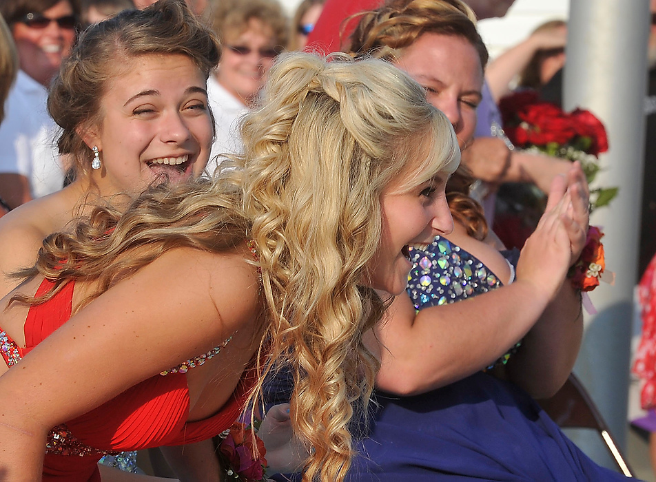 Third Place, Photographer of the Year - Small Market - Bill Lackey / Springfield News-SunCaty Shoemaker reacts as her name is announced as the 2014 Fair Queen.