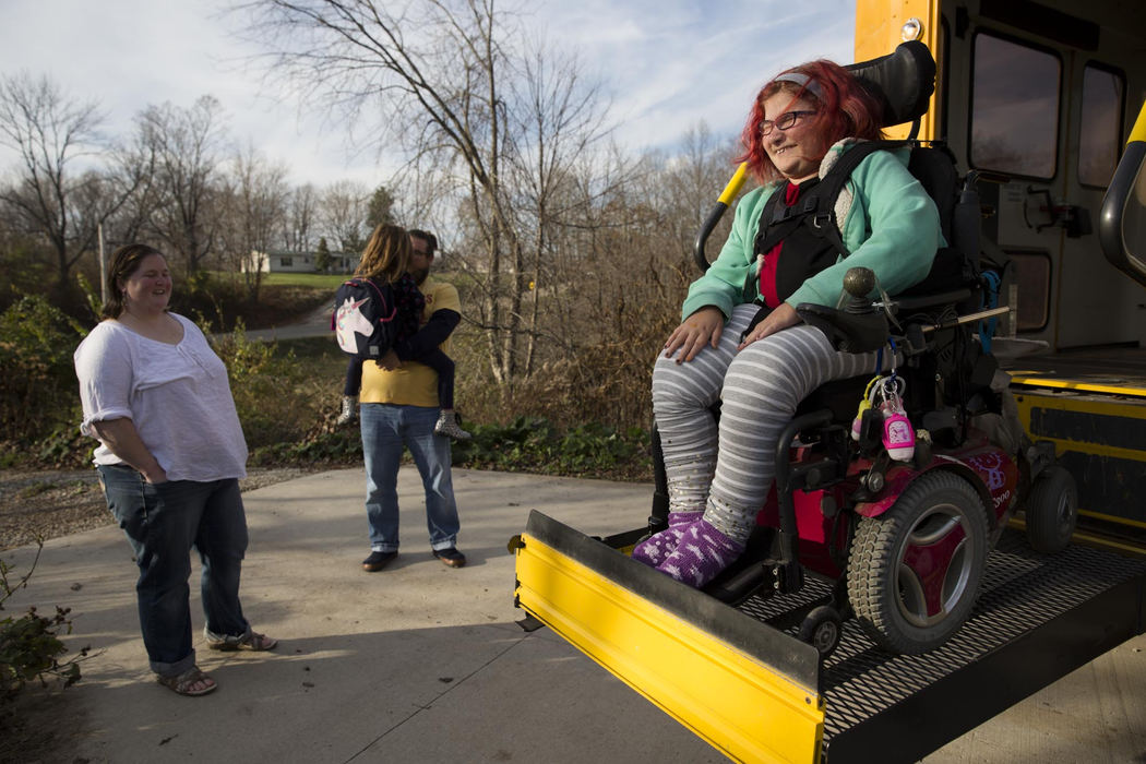 Second place, Larry Fullerton Photojournalism Scholarship - Alex Driehaus / Ohio University11-year-old Adyn Bucher is just like any other sixth grader. She loves Harry Potter, hates math, and is a master of sass and sarcasm. The only difference is that Adyn has spent most of her life in a wheelchair. Adyn was diagnosed with Spinal Muscular Atrophy type II when she was 18 months old. 