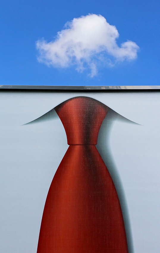 Second Place, Pictorial - Eric Albrecht / The Columbus DispatchA happenstance cloud hovers a lawyers billboard to create a Magritte painterly like scene.