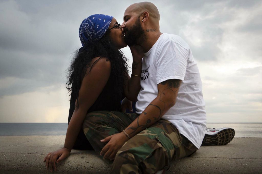 First Place, Larry Fullerton Photojournalism Scholarship - Madeleine Hordinski / Ohio UniversityYulier and Igmay enjoy a sunset on the Malecon. They plan to get married soon and will have a child together next February.