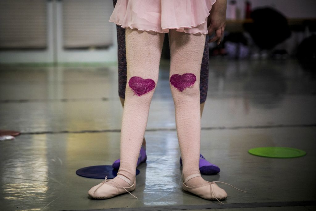 First Place, Photographer of the Year - Large Market - Meg Vogel / The Cincinnati EnquirerElla Williams wears tights with hearts on the knees for her first Ballet Moves class at the Cincinnati Ballet on Saturday, January 26, 2019.