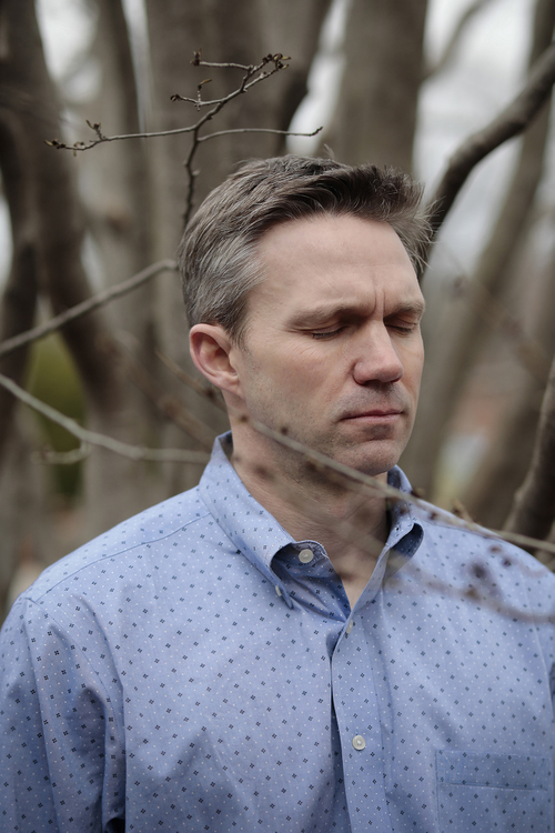 Third Place, Photographer of the Year - Large Market - Joshua A. Bickel / The Columbus DispatchBrian Garrett poses for a portrait on Thursday, April 4, 2019 at Ohio State University in Columbus, Ohio. Garrett is one of more than 170 known victims of sexual abuse and assault by Dr. Richard Strauss, an athletic doctor at Ohio State from 1978-1998. “This doctor had power over us,” Garrett said. “We’ll get comments, like, ‘Why didn’t you just beat him up?’ It’s a power issue, and not a gender issue.”