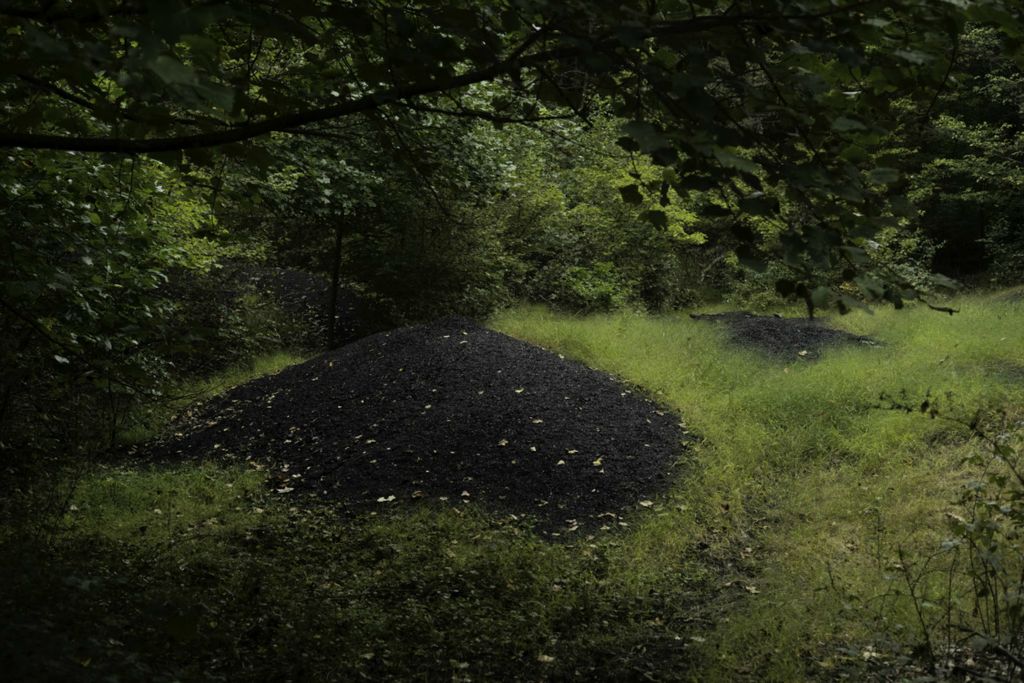 Second Place, George S. Smallsreed Jr. Photographer of the Year - Large Market - Joshua A. Bickel / The Columbus DispatchA gob pile, built of accumulated waste rock from coal mining, sits near Tecumseh Lake on Friday, Sept. 18, 2020 in Shawnee, Ohio.