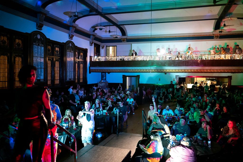 First place, Photographer of the Year - Large Market - Joshua A. Bickel / The Columbus DispatchThe crowd cheers for Jess as she walks off the stage following her final song during the First Capital Pride Coalition's Drag Show.