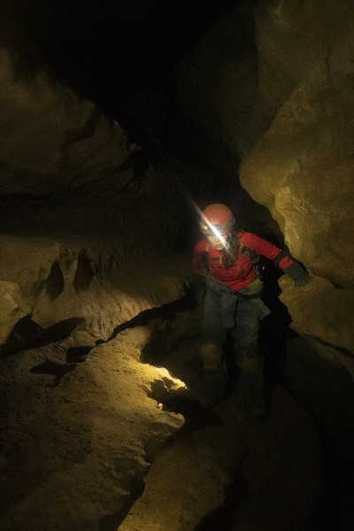 Student Photographer of the Year - Second Place, Joe Timmerman / Ohio UniversityHolly McClintock walks on the edge of a canyon in Roppel Cave. The cave, which McClintock, the President of the Central Kentucky Karst Coalition, calls her “project cave,” is a 97 mile section of the 426-mile long Mammoth Cave System that when connected to Mammoth Cave 50 years ago, made the Mammoth Cave System the longest cave in the world. Year round, volunteers with the Central Kentucky Karst Coalition, Cave Research Foundation and National Park System work together to survey the full undiscovered length of the cave, which is estimated to be up to 1,000 miles. 