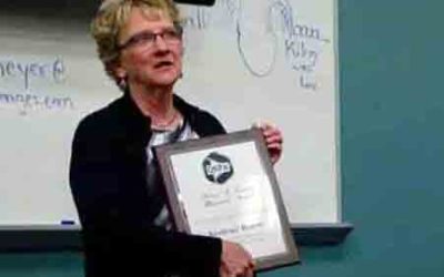 ONPA Treasurer Kimberly Barth recipient of Robert S. Carson Award